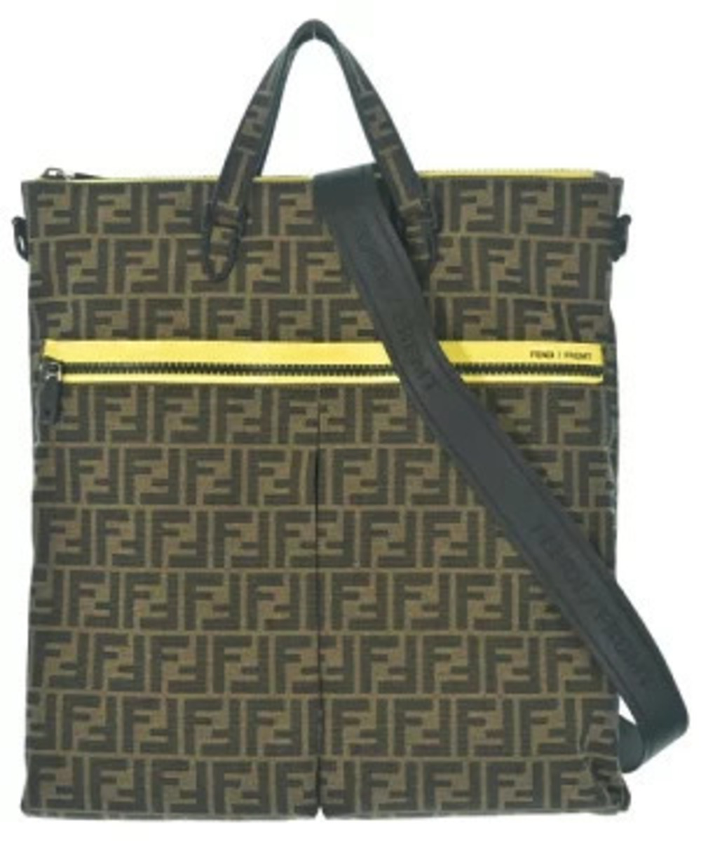 Fendi Shoulder Bag Brown All over pattern